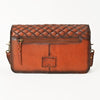 ADBGM818 American Darling Handcrafted Quilted Leather Cross body Bag with Stitched Detail