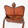 ADBGM818 American Darling Handcrafted Quilted Leather Cross body Bag with Stitched Detail