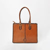 ADBGM822 American Darling Handcrafted Quilted Leather Tote Bag with Boot Stitched & Top Handle