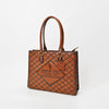 ADBGM822 American Darling Handcrafted Quilted Leather Tote Bag with Boot Stitched & Top Handle