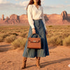 ADBGM823 Messenger Genuine Leather women bag western Bag