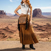 ADBGM831 American Darling Quilted Western Leather Cross body Bag with Fringes and Rivets