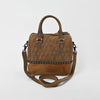 ADBGM832 American Darling Hairon & Quilted Leather Studded Speedy Bag