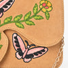 ADBGA944 American Darling Western Embroidered Genuine Suede Cross body Bag