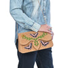 ADBGA944 American Darling Western Embroidered Genuine Suede Cross body Bag