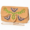 ADBGA944 American Darling Western Embroidered Genuine Suede Cross body Bag