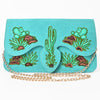 ADBGA944 American Darling Western Embroidered Genuine Suede Cross body Bag