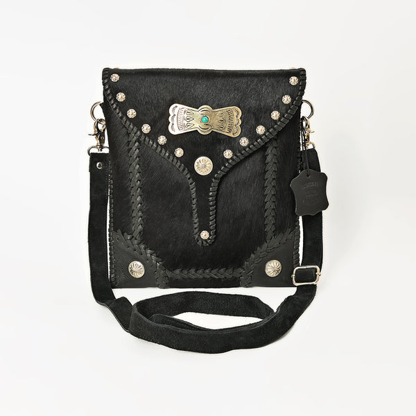 ADBGM839 Crossbody Hair On Genuine Leather Women Bag