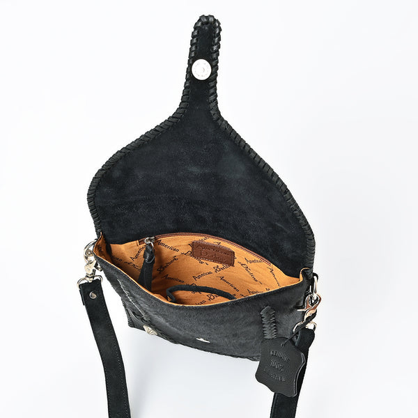 ADBGM839 Crossbody Hair On Genuine Leather Women Bag