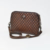 ADBGM841 American Darling Quilted Leather Crossbody Bag with Concho
