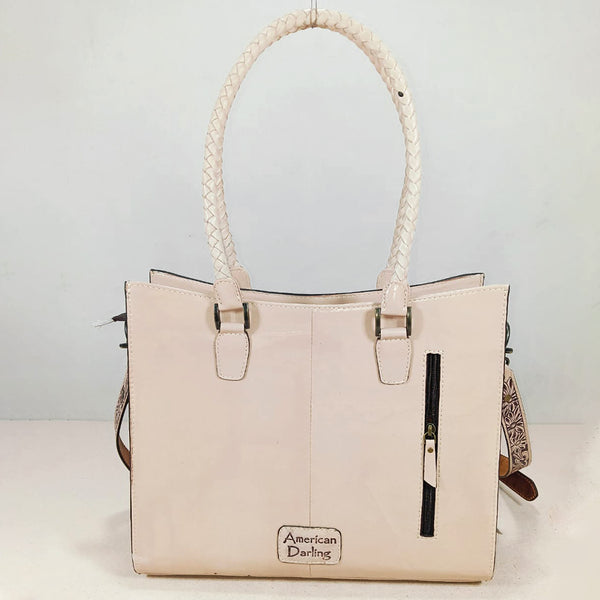 ADBG1889 Tote Hand Tooled Hair on Genuine Leather Women Bag