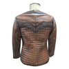 ADJKT084 American Darling Braided Trim Quilted Leather Western Style Apparel Jacket