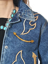 ADJKT087 American Darling Western Embroidered Apparel - Artisan Handcrafted Denim Jacket