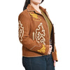 ADJKT093 American Darling Western Embroidered Apparel - Brown Artisan Handcrafted Woolen Jacket