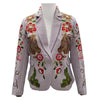 ADBZ072 American Darling Lavender Fabric Blazer Horse Flag Embroidery Western