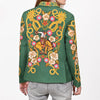 ADBZ075 American Darling Green Fabric Blazer Bronco Floral Embroidery Western Jacket