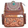 ADBGA989 Backpack Hand-tooled Genuine Leather women bag western Bag