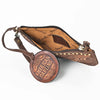 ADBGA1011 American Darling Suede Leather Wristlet Bag Genuine Leather Western Purse