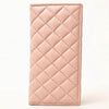 NMBGM221 Never Mind Diamond Quilted Leather Long Bifold Wallet