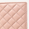 NMBGM221 Never Mind Diamond Quilted Leather Long Bifold Wallet