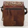 ADBG1910 Crossbody Hand Tooled Hair on Genuine Leather Women Bag