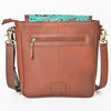 ADBGA1025 American Darling Handcrafted Hand Tooled Leather Western Cross body Bag with Fringes