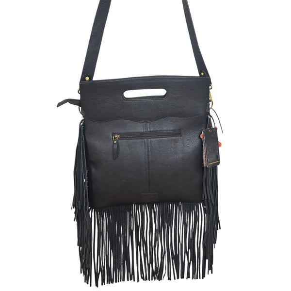 ADBGA1031 Clutch Hand Tooled Hair on Genuine Leather Women Bag