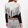 ADDR027 American Darling Suede Leather Western Fringe Apparel Cape