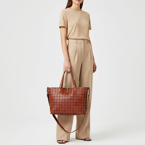 SWC475 Rosetta - Luxury Leather Tote Bag