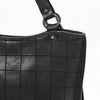 SWC476 Montina - Leather Grid-Stitched Tote
