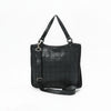 SWC476 Montina - Leather Grid-Stitched Tote