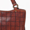 SWC476 Montina - Leather Grid-Stitched Tote