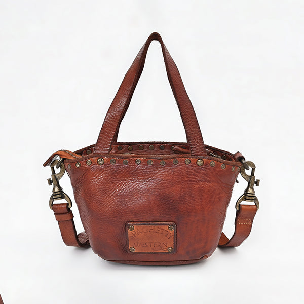 SWC480 Bellavento - Leather Riveted Tote
