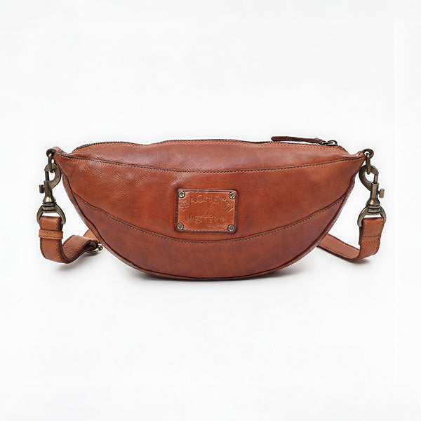 SWC484 Bronzaro - Leather Essential Sling Bag