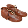 ADFT181 American Darling Checkered Hair on Hide Genuine Leather Moccasins