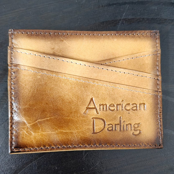 ADCCM102 Slim Leather Card Holder - Minimalist Wallet for Everyday Carry