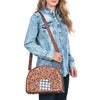 OHA157 Crossbody Hand Tooled Genuine Western Leather Women Bag