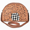 OHA157 Crossbody Hand Tooled Genuine Western Leather Women Bag