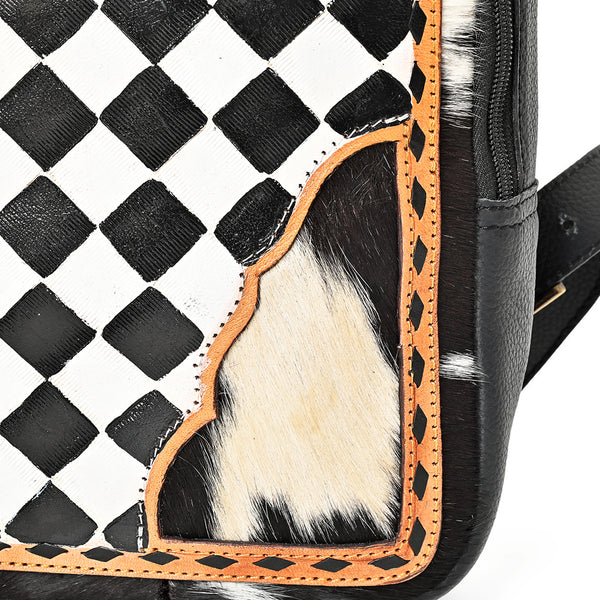 OHA164 Sling Hair On Genuine Western Leather Women Bag