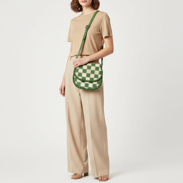 ADBGM859 Crossbody Hair on Genuine Leather Women Bag