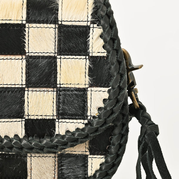 ADBGM859 Crossbody Hair on Genuine Leather Women Bag