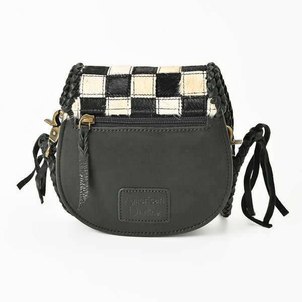 ADBGM859 Crossbody Hair on Genuine Leather Women Bag