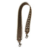 ADSTM111 American Darling Brown Leather Western Buckstitch Studded Purse Strap