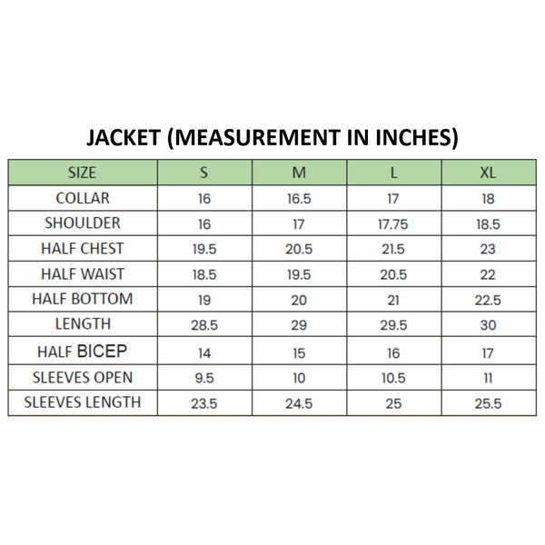 ADJKT097 Premium Woolen Fabric Jacket with Intricate Embroidery Detail