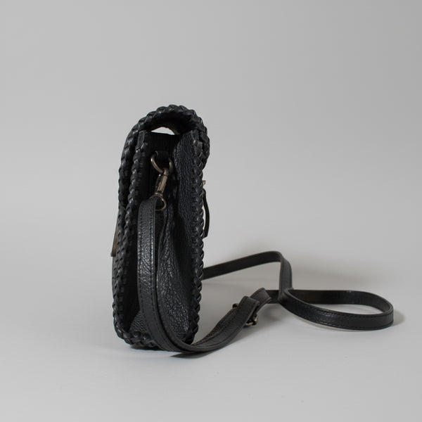 Laurel Rodeo Genuine Handtooled and Hair on Leather Crossbody Bag