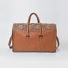 ADBGZ986 American Darling Hand Tooled and Genuine Leather Briefcase Travel Bag