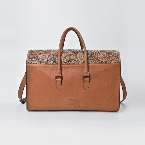 ADBGZ986 American Darling Hand Tooled and Genuine Leather Briefcase Travel Bag