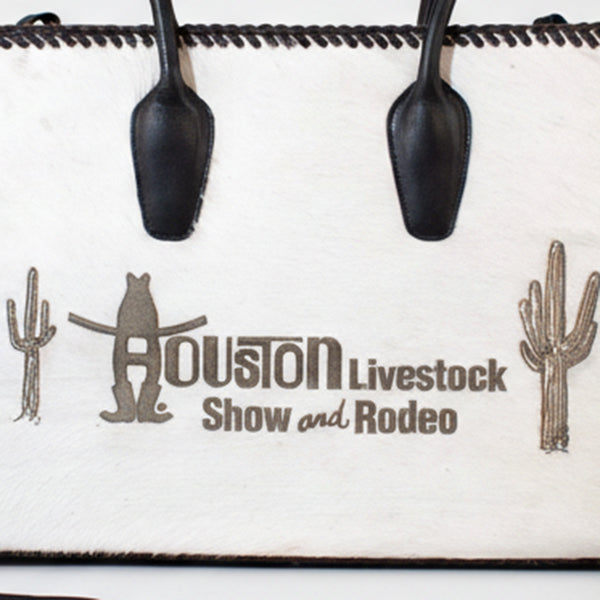 Sandy Rodeo Genuine Hair On Leather Tote Bag