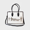 Sandy Rodeo Genuine Hair On Leather Tote Bag