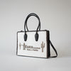 Sandy Rodeo Genuine Hair On Leather Tote Bag